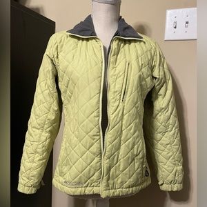 Columbia~Sportswear Core Interchange~ Woman~S~Quilted Insulated Coat~Lime Green.